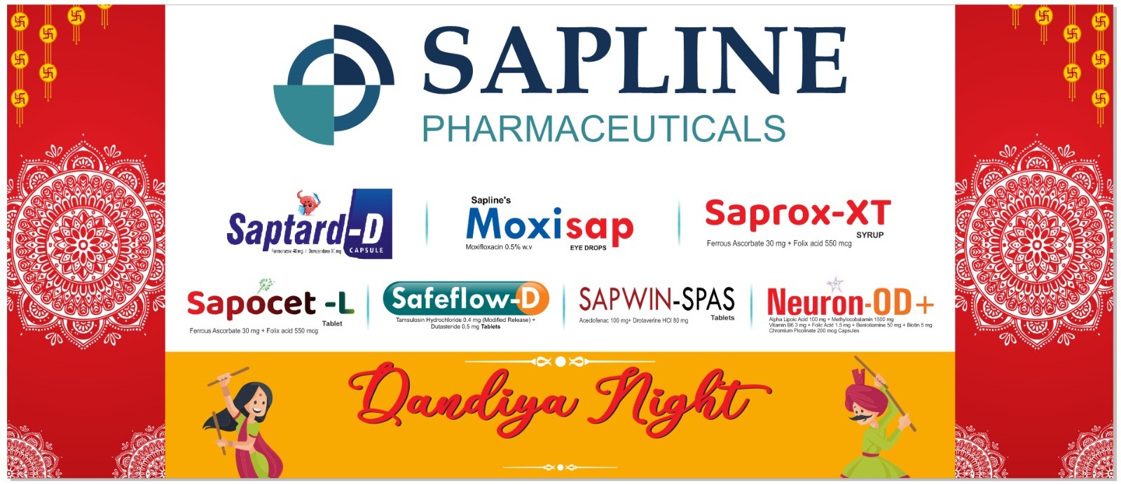 Dandiya Night - Durga Puja Celebration powered by Sapline Pharmaceuticals